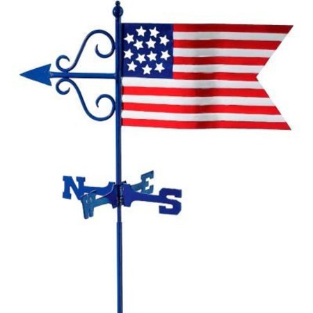 GOOD DIRECTIONS Good Directions American Flag Garden Weathervane, w/Garden Pole 836G